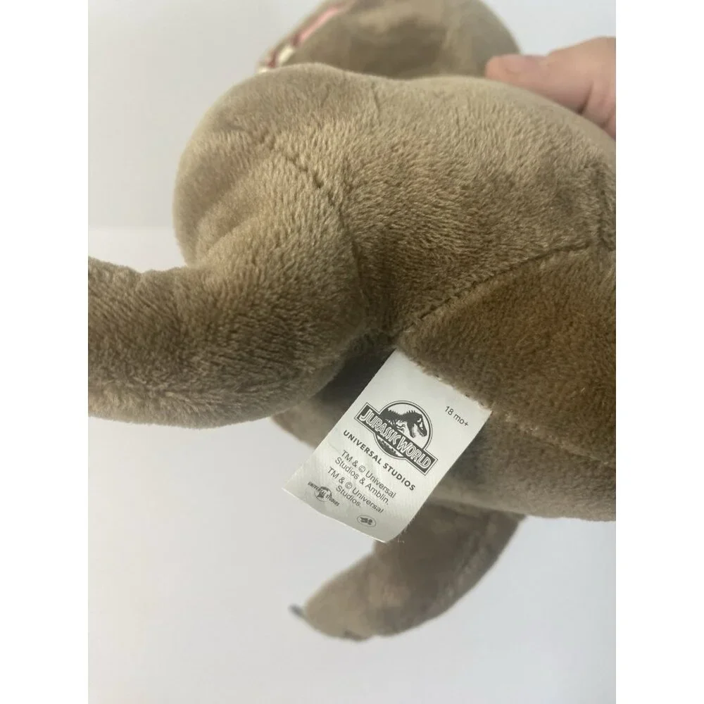 Universal Studios Jurassic World‎ T-Rex Brown Dinosaur  Plush Toy W Tag